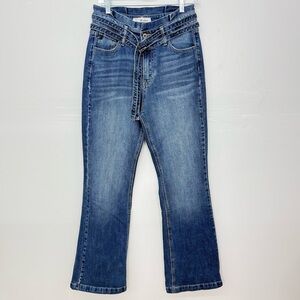KanCan Blue Wide Leg Bucket Jeans X3